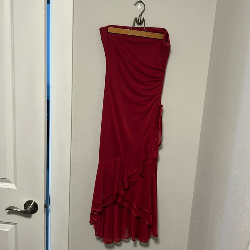 Red dress
